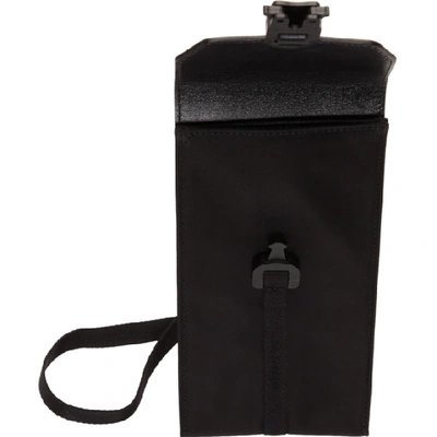 Shop Alyx 1017  9sm Black Phone Buckle Bag In 001 Black