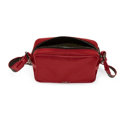 Shop Off-white Red Crossbody Bag