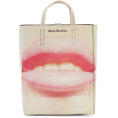 Shop Acne Studios Pink Baker Ap Tote