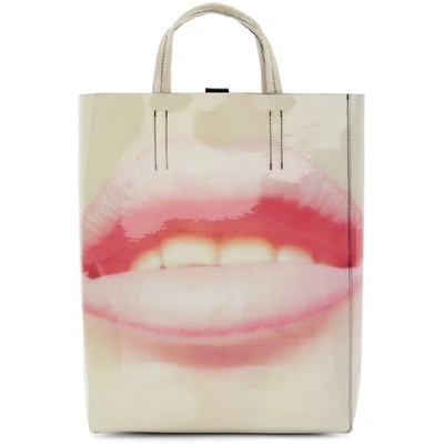 Shop Acne Studios Pink Baker Ap Tote