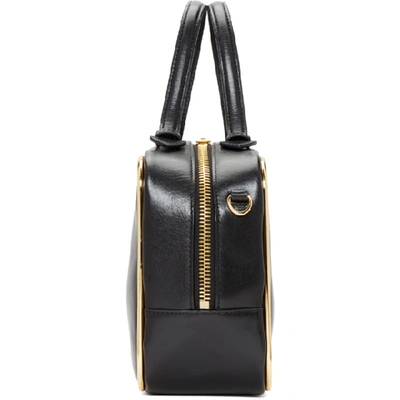 Shop Alexander Wang Black Large Halo Satchel In 001 Black