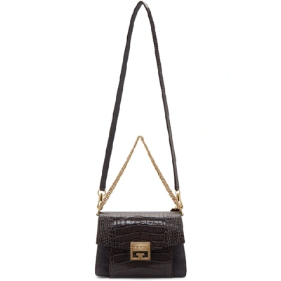 Shop Givenchy Grey Small Gv3 Bag In 098 Storm
