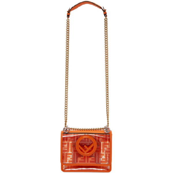 orange transparent bag