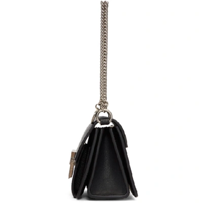 Shop Givenchy Black Mini Gv3 Bag In 001 Black