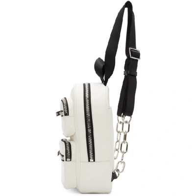 Shop Alexander Wang White Medium Attica Backpack In 100 White