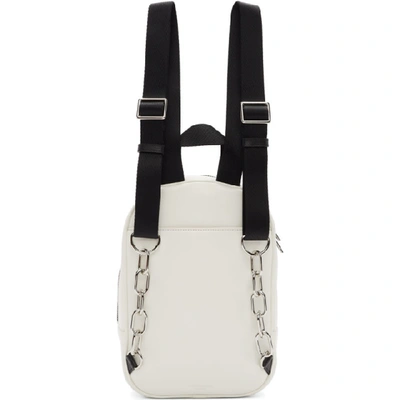 Shop Alexander Wang White Medium Attica Backpack In 100 White