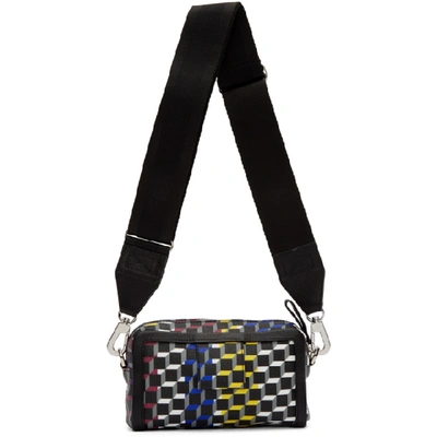 Shop Pierre Hardy Black And Multicolor Cube Box Belt Bag