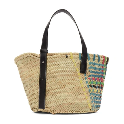 Shop Loewe Ssense Exclusive Multicolor Basket Tote