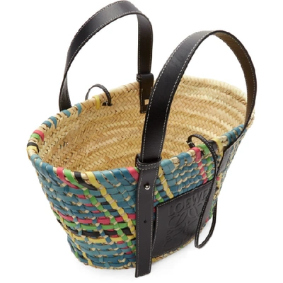 Shop Loewe Ssense Exclusive Multicolor Basket Tote