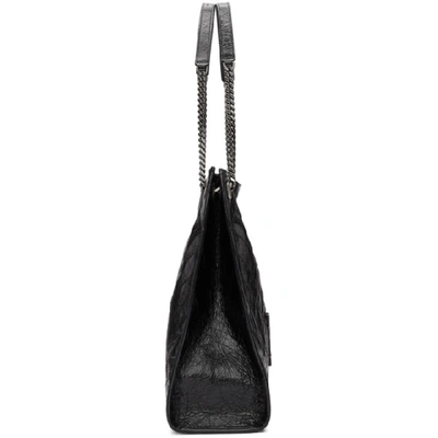 Shop Saint Laurent Black Large Niki Shopping Tote In 1000 Black