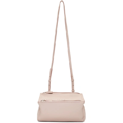 Shop Givenchy Pink Mini Pandora Bag In 680 Pale