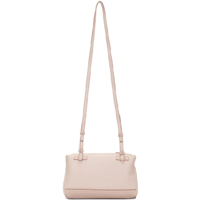 Shop Givenchy Pink Mini Pandora Bag In 680 Pale