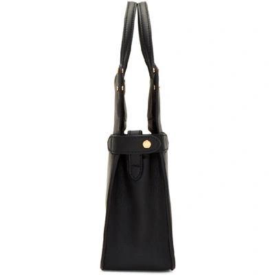 Shop Fendi Black Small 'forever ' Flip Bag