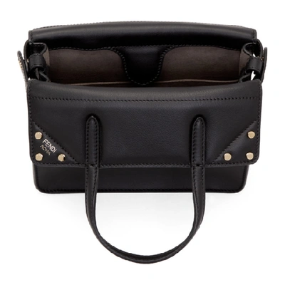 Shop Fendi Black Small 'forever ' Flip Bag