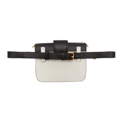 Shop Prada White Cahier Belt Bag In F0964 White