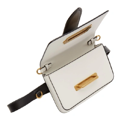 Shop Prada White Cahier Belt Bag In F0964 White