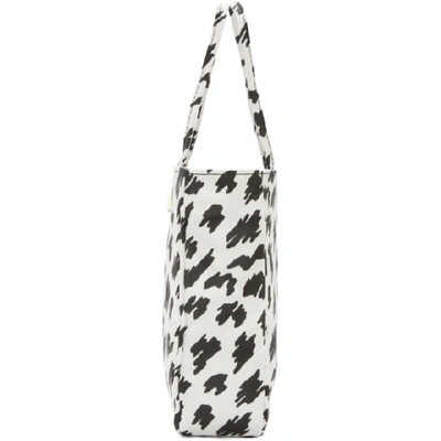 Shop Ashley Williams Ssense Exclusive White Scribble Tote In Whtscribble