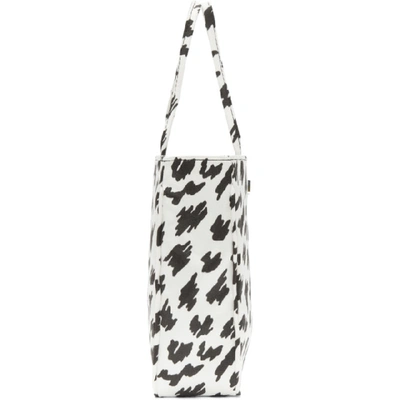 Shop Ashley Williams Ssense Exclusive White Scribble Tote In Whtscribble