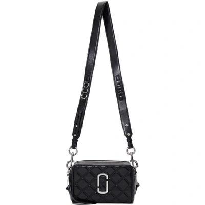 Shop Marc Jacobs Black The Quilted Softshot 21 Bag In 001 Black