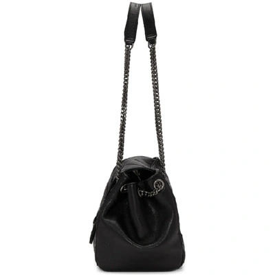 Shop Saint Laurent Black Small Quilted Nolita Bag In 1000 Black