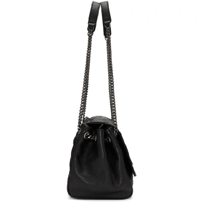 Shop Saint Laurent Black Small Quilted Nolita Bag In 1000 Black