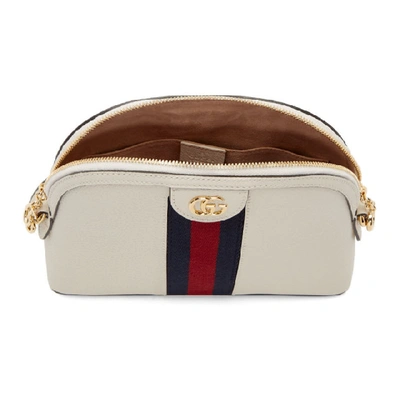 Shop Gucci White Small Ophidia Bag In 8454 White