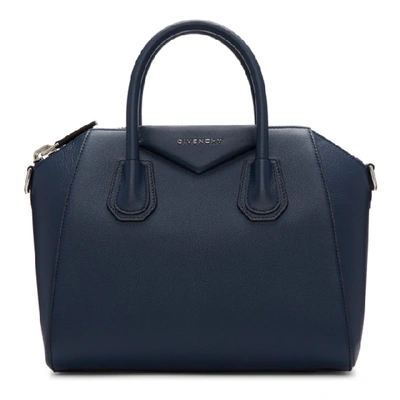 Shop Givenchy Blue Small Antigona Bag In 433 Royal