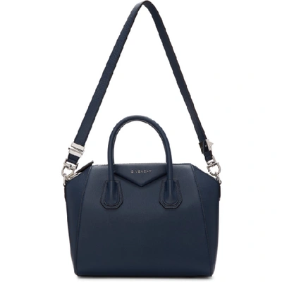Shop Givenchy Blue Small Antigona Bag In 433 Royal