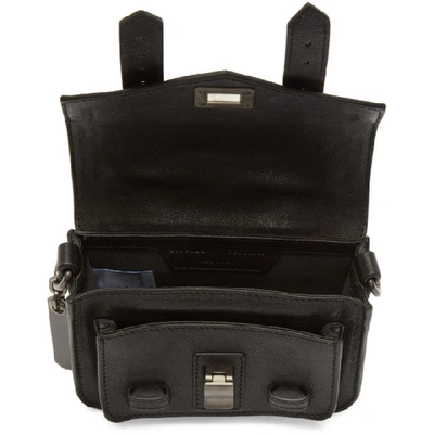 Shop Proenza Schouler Black Micro Ps1 Bag In 0000 Black