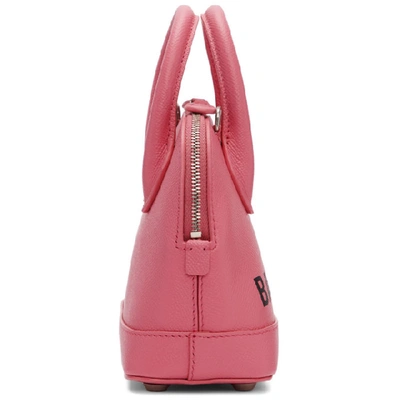 Shop Balenciaga Pink Xxs Ville Bag