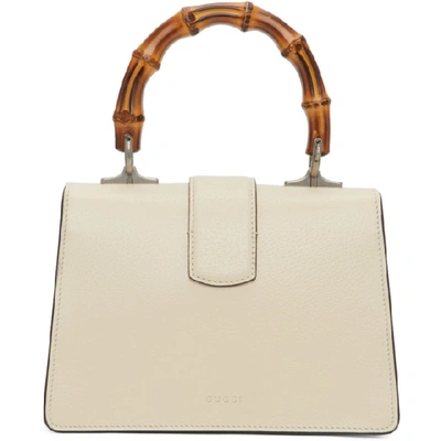 Shop Gucci White Mini Dionysus Top Handle Bag In 9679 Ivory