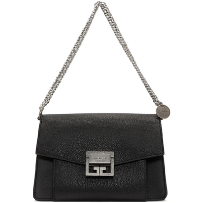 Shop Givenchy Black Small Gv3 Bag In 001 Black