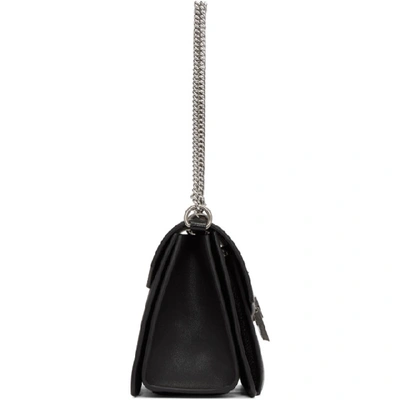 Shop Givenchy Black Small Gv3 Bag In 001 Black