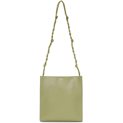 Shop Jil Sander Green Tangle Knot Shoulder Bag In 319 Mint