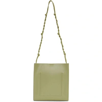 Shop Jil Sander Green Tangle Knot Shoulder Bag In 319 Mint