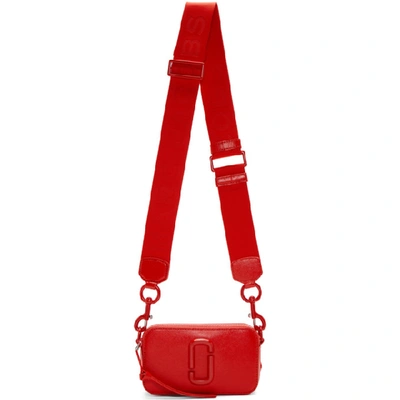 Marc Jacobs Black / Dk Red Snapshot Colour Block Camera Bag