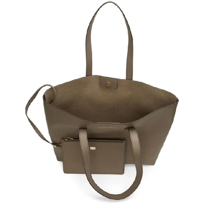 Shop Dolce & Gabbana Dolce And Gabbana Taupe Dauphine Shopping Tote In 80045 Mud