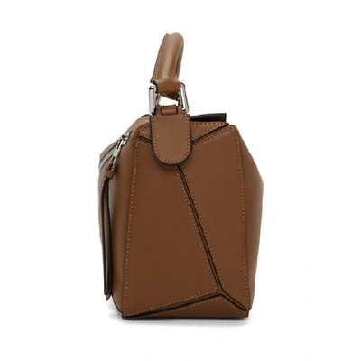 Shop Loewe Tan Small Puzzle Bag In 2530 Tan