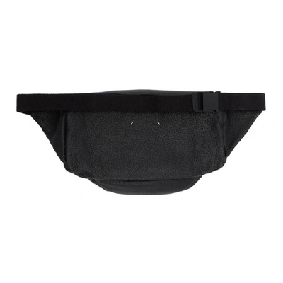 Shop Maison Margiela Black Large Belt Bag In T8013 Black