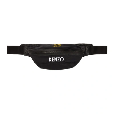 Shop Kenzo Black Dragon Bum Bag