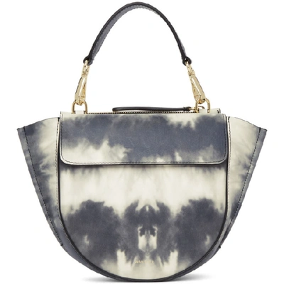 Shop Wandler Black And White Mini Thundercloud Hortensia Bag