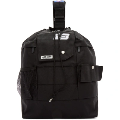 Shop Ader Error Ssense Exclusive Black Ascc Single Strap Backpack