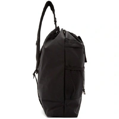 Shop Ader Error Ssense Exclusive Black Ascc Single Strap Backpack