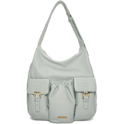 Shop Jacquemus Blue Le Iba Bag In Light Blue