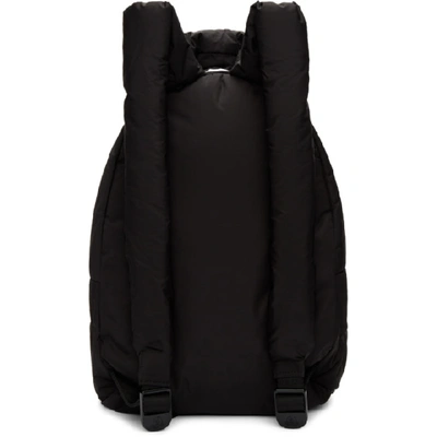 Shop Moncler Genius 4 Moncler Simone Rocha Black Ruffle Logo Backpack In 999 Black