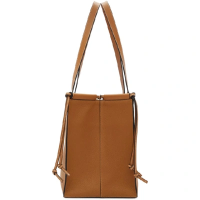 Shop Loewe Brown Cushion Tote In 3649 Lgtcar