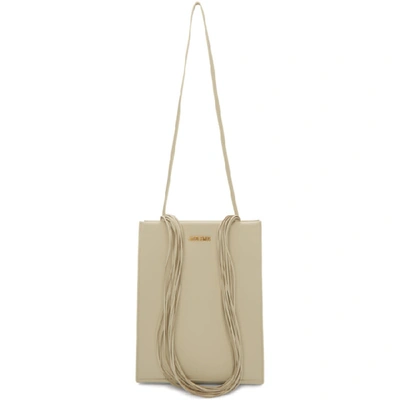 Shop Jacquemus Off-white Le A4 Tote In Off White