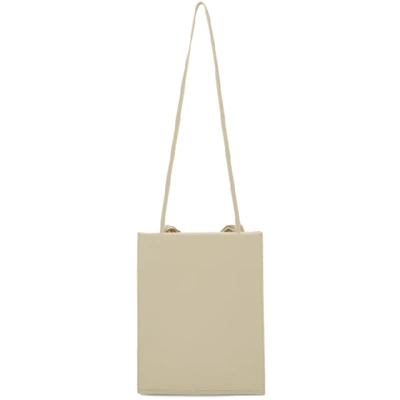 Shop Jacquemus Off-white Le A4 Tote In Off White