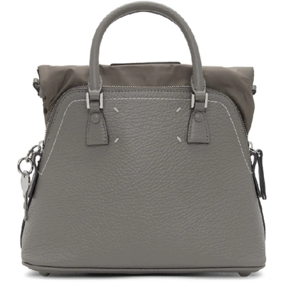 Shop Maison Margiela Grey Medium 5ac Bag In T8135 Smoke