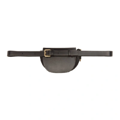 Shop Loewe Black Mini Gate Bum Bag